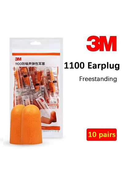 Choice 10pairs 10 pairs】3M Sleep Earplugs Learning Noise Protection Ultra Noise Protection Industrial Prote