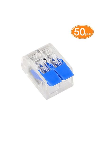 Choice Ch-412 Blue 50pcs 50pcs 50pcs Quick Wire Connectors Plug-in Universal Compact Home Wiring Cable Conn