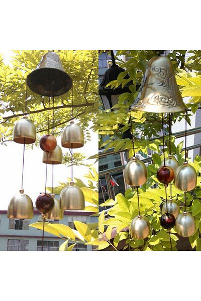 Choice Wind Chime Ornaments, Door Hangings, Gifts, Outdoor Balcony Pendants, Metal Copper Wind Chimes, B...