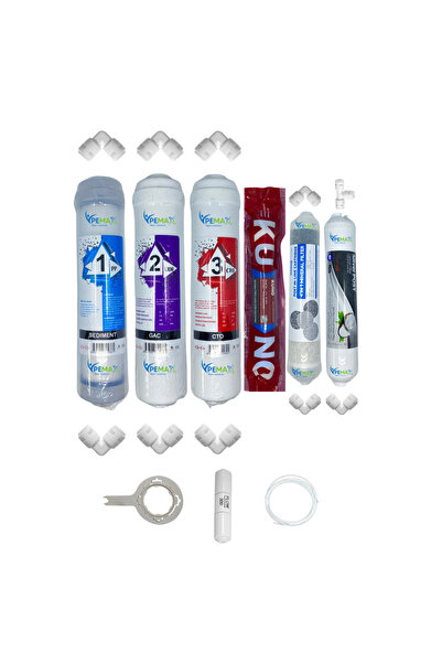PWS Kapalı Kasa Su Arıtma Cihaz STD 6li Orijinal LGKuno mebran şeffaf mineral+gümüşiyon tatlandırıcı