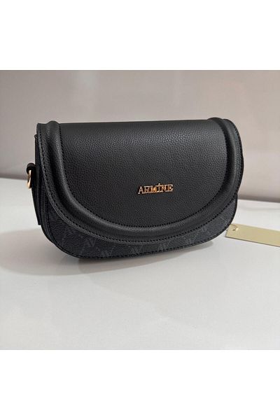 Armine Black Dotted Bag - AR38501