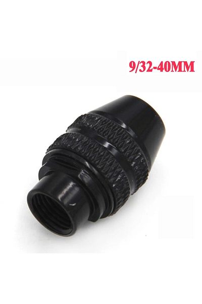 Choice 1pc drill chuck 1pc 0.3-3.2mm Three Jaw Drill Chuck Electric Grinding British Made Zhuomei 9/32-40 E