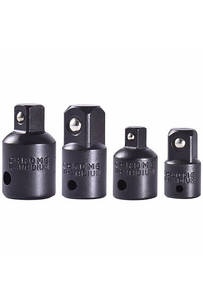 Choice 4PCS 4-PIECE Square Ratchet Socket Adapter Reducer converter kit, 1/4-inch, 3/8-inch, 1/2-inch drive