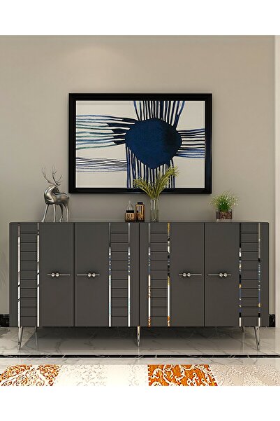 DEMONTE DECOR İMREDD (KB150) KONSOL ANTRASİT-GÜMÜŞ