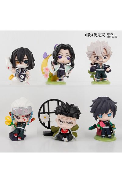Choice no box 01 6pcs/set Demon Slayer Sanemi Shinazugawa Shinobu Kochou Obanai Iguro Himejima Gyoumei Cute