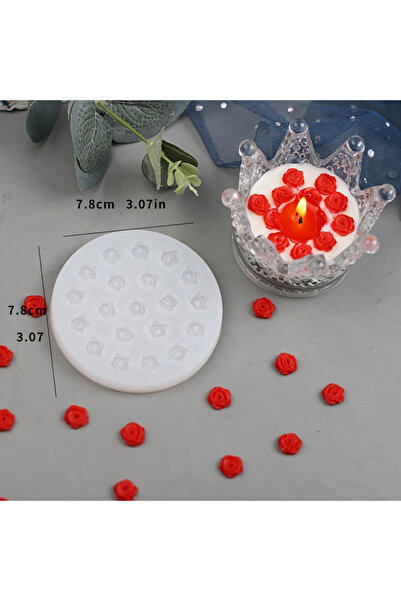 Choice قالب وردة صغيرة ZY-G-204 للخبز وتقليب السكر وتزيين الحلويات وأكواب الع...