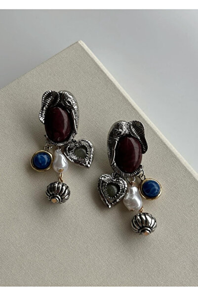 LUXURY JEWELRY Zr Model Fil Charm Sılver Küpe