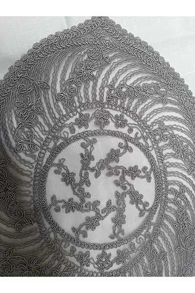 S.Y Embroidered Tray Cover with Cord