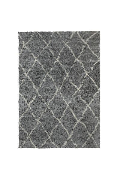 Homelux Wendy rug, Shaggy, rectangular, 200X290, Ben Ourain type, grey, cream, polypropylene