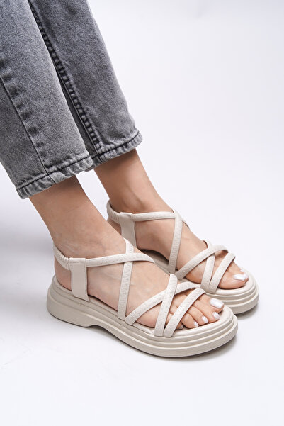 Riccon Xyrlaema 0012206   Model Beige Women's Sandals