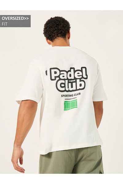 Styli Oversized Graphic Print Crew Neck T-Shirt