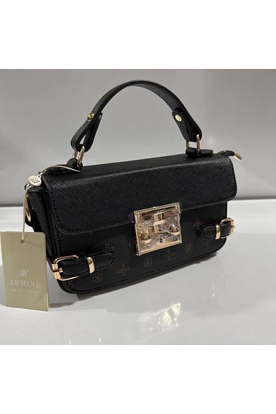 Armine Bag Printed Black Ar35901