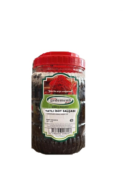 GEDEMENLİ TATLI İSOT SALÇASI 2 KG