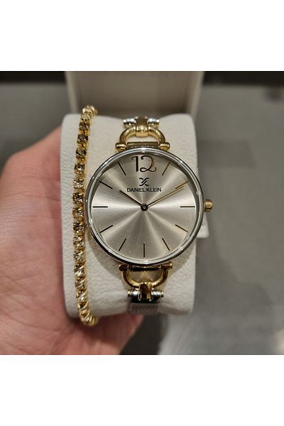 Daniel Klein Dk012860D-05 Women's Wristwatch with Gift Bracelet