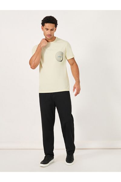 Styli Geometric Graphic Print Regular Fit T-Shirt