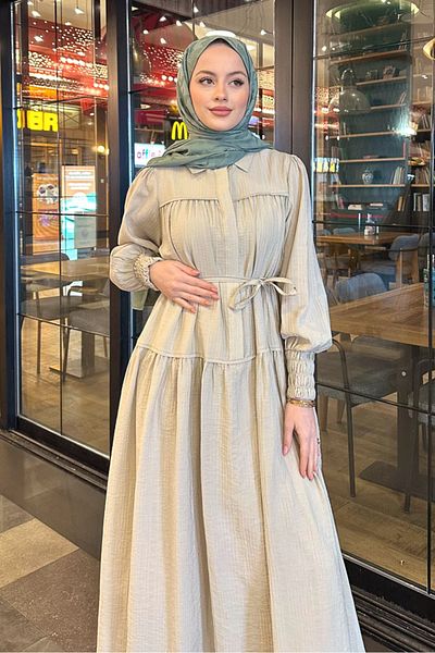 Ovn. Francois Lined Belted Dress - Aqua Green