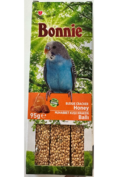 Bonnie Ballı Muhabbet Kuşu Kraker Yemi 3lü