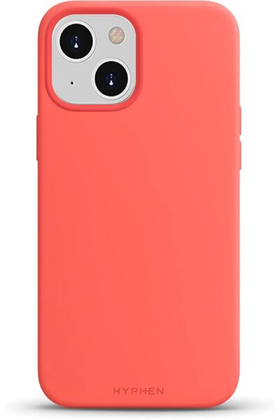 HYPHEN جراب سيليكون TINT متوافق مع iPhone 13 Mini (سيليكون | لون وردي حلوى صلب)