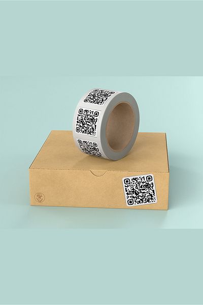 Parti Tasarla Qr Code Sticker – Waterproof, Printed Qr Code Sticker 3X3 cm 250 Pieces