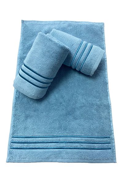 Lucy and Home Set prosoape din 3 piese cu dungi brodate din microbumbac 40x60cm