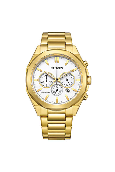 Citizen ساعة يد رجالية CA4592-85A بسوار فولاذي وعلبة فولاذية مقاومة للماء حتى...