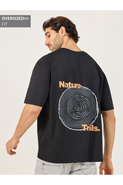 Styli تي شيرت سكوبا بطبعة جرافيكية كبيرة الحجم