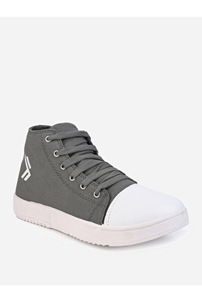 Styli High Top Graphic Print Lace Up Sneakers