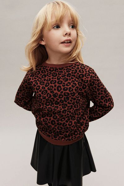 Zeyder Kids Hanorac pentru fete cu model leopard