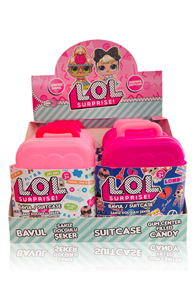 LOL Sürpriz Hediyeli Sakız Dolgulu Şekerli Bavul 6'lı