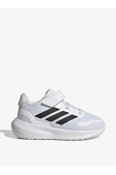 adidas Girls' Colourblock Running Shoes with Hook and Loop Closure - Runfalcon 5 EL I