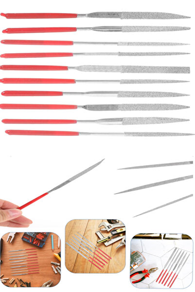 GLANCE Sakata Elmas İğne Eğe Seti 10 Parça 5X180 Mm