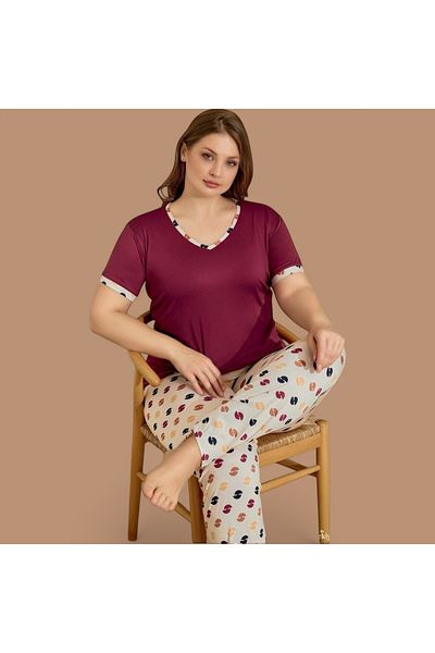 Ladnie iç giyim Plus Size Pijamas Suit