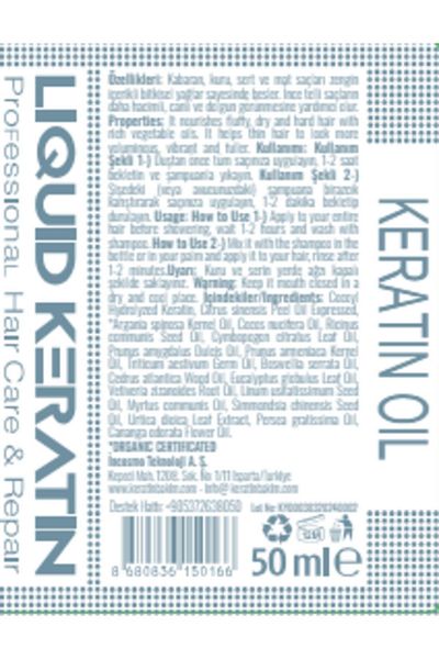 Liquid Keratin Keratin Treatment Oil for Dry Fluffing Hair (50ml)