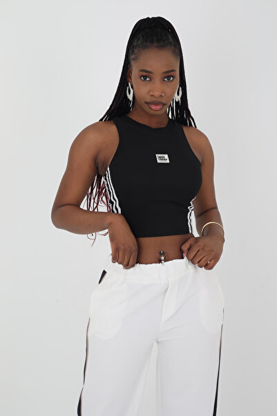 Viskosa قميص داخلي قصير مع شريط جانبي