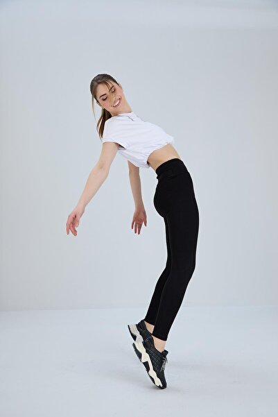 Serica Moda Black High Waist Recovery Slimming Steel Mesh Leggings