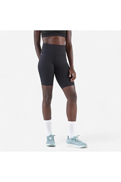 Decathlon Kiprun Kadın Bisiklet ve Koşu Şortu - Siyah - Kiprun Run 500 Confort