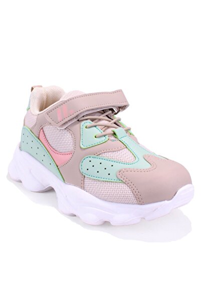 DAGOSTER DJA76-AP730 Bež Zelena Ortopedsko Dnevne Sportske Cipele za Devojčice