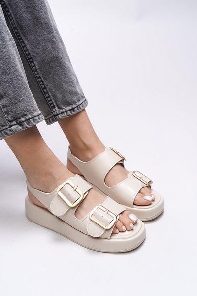 Riccon dryrzoss 0012252   Sandale de damă model bej