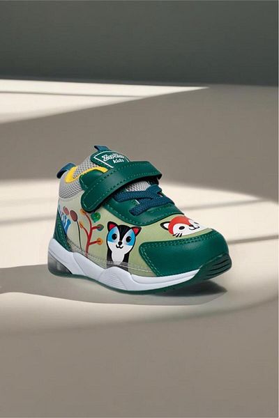 Oksit Zıpy Unisex Kids Baby Lighted Comfortable Non-Slip Sole Sneakers