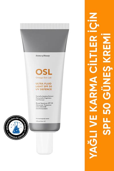 OSL Omega Skin Lab Ultrafluid Light Spf50 50ml (SONNENSCHUTZ FÜR FETTIGE HAUT)