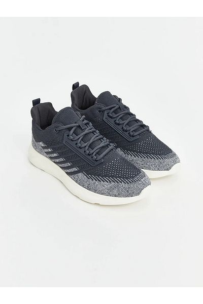 LC Waikiki Lcw Steps Men's Gray Lace-Up Sneakers
