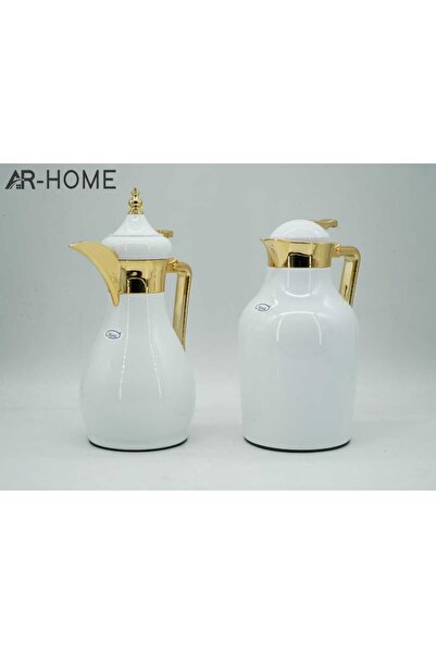 AR HOME طقم ترمس مفرغ من الهواء سعة 1.0+0.75 لتر