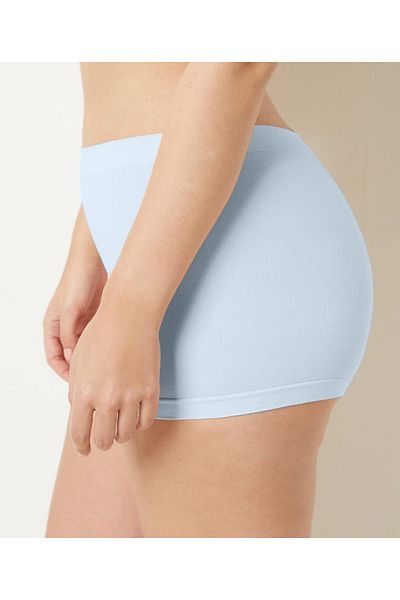 MİSTİRİK Moncorno Model Gathering and Non-Marking and Non-Marking Corset Briefs Light Blue Color