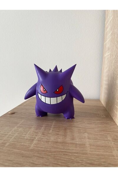 3DLAYERCRAFT Pokemon Gengar Figürü 12 Cm Boyalı