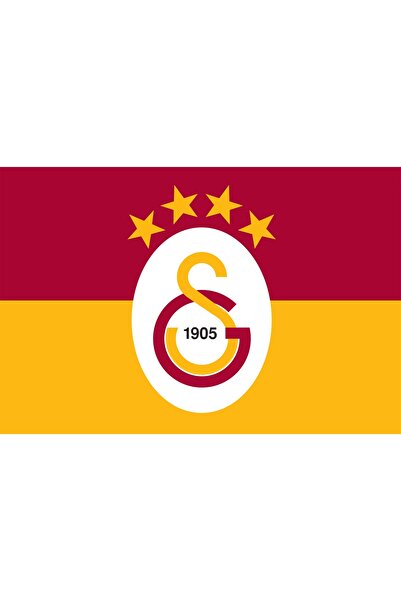 Galatasaray 4 Yıldızlı Klasik Elde Sallama Bayrak 100x150 U880142