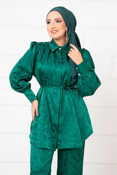 EBRUTESETTÜR Leopard Jacquard Double Suit