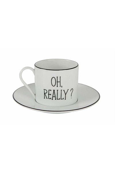 Porland Be Happy Single Teacup with Saucer 180cc 2016ST021232202