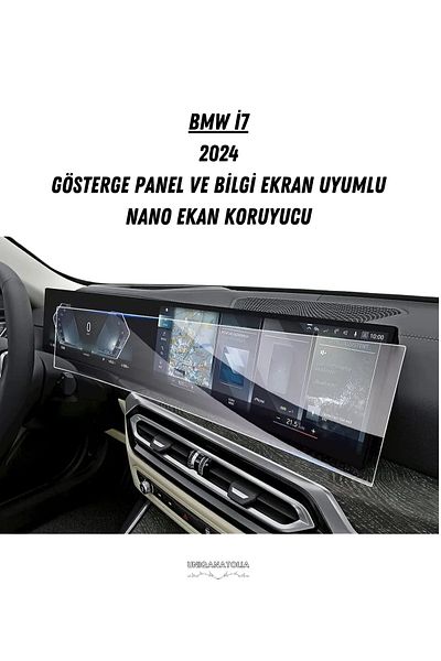 UniqAnatolia Bmw I7 2024 Digital Display and Multimedia Compatible Nano Screen Protector
