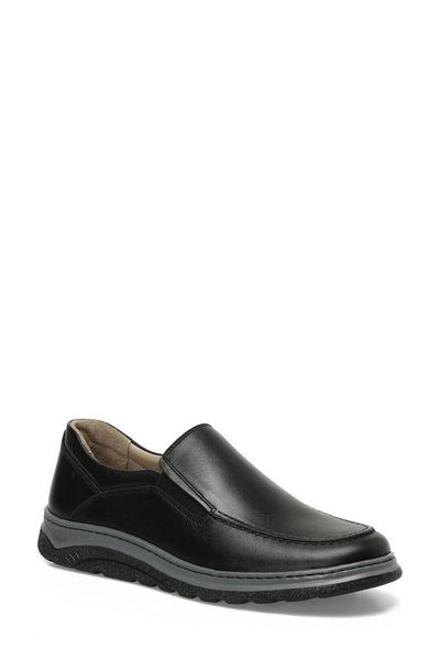 Polaris 108024   Orthopedic 5 Point Men's Casual Leather Shoes