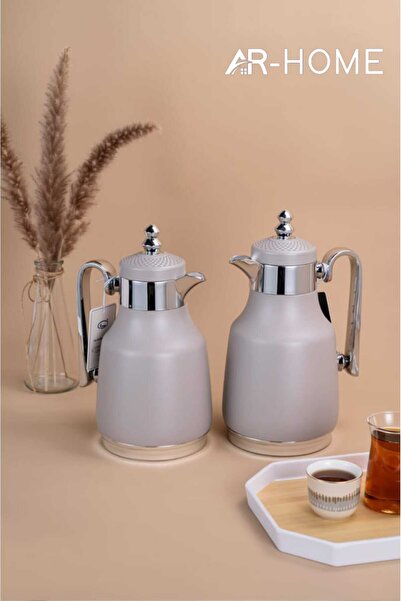 AR HOME طقم ترمس مفرغ من الهواء سعة 1.0+0.75 لتر